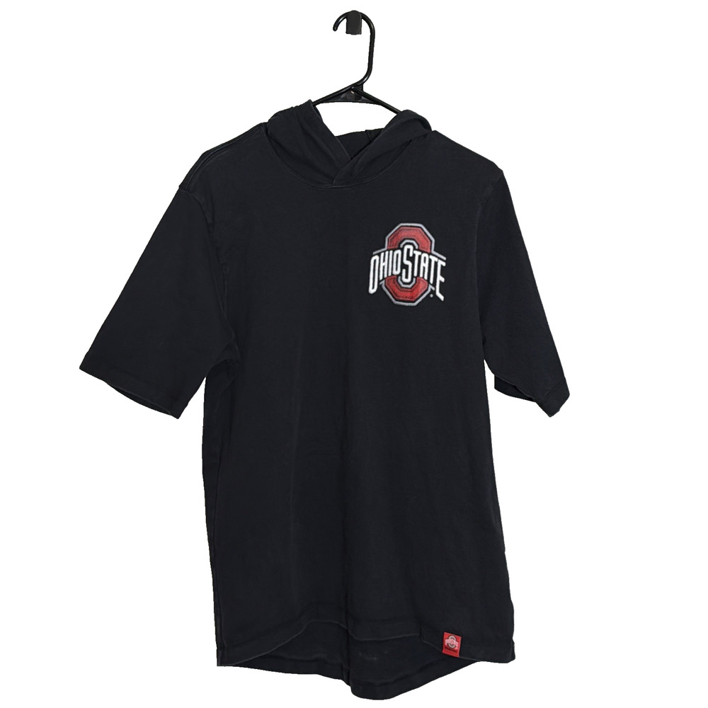 Nike Ohio State Buckeyes Short Sleeve Men's Hoodie Size L